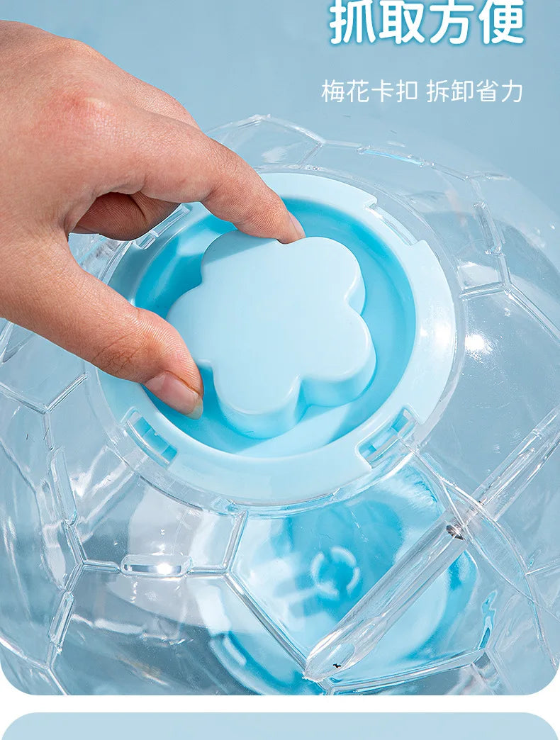 Brinquedo de hamster, bola de corrida, roda de rolamento, pequenos produtos para animais de estimação