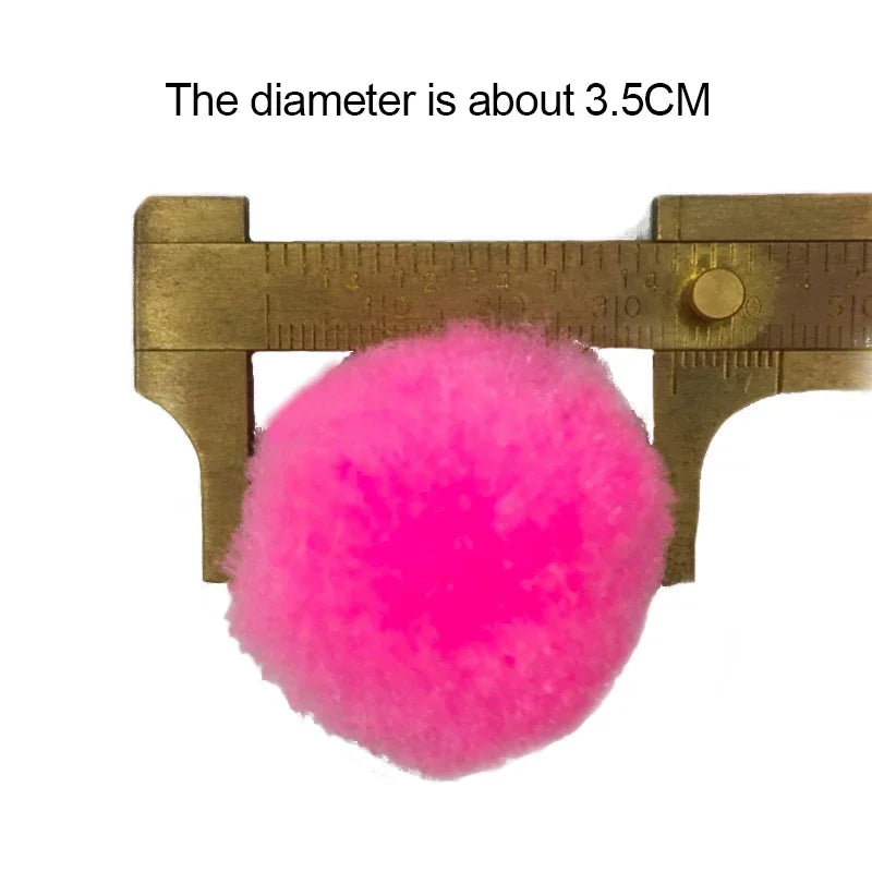 10 20 pçs/lote brinquedo de gato
bolas de pelúcia brinquedo colorido bola interativa