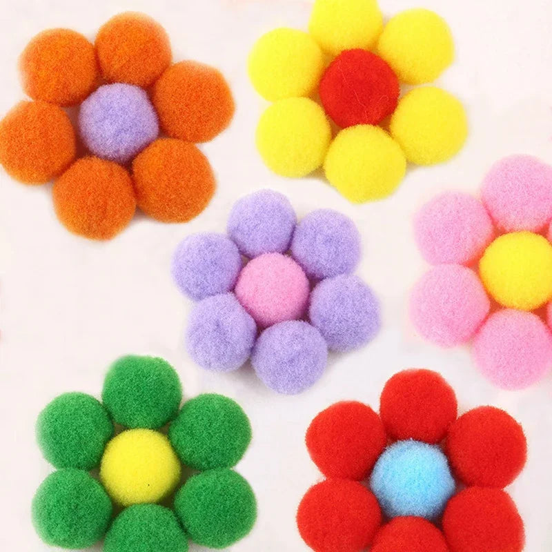 10 20 pçs/lote brinquedo de gato
bolas de pelúcia brinquedo colorido bola interativa