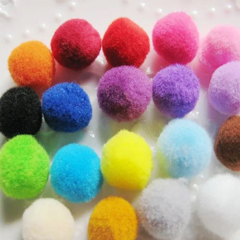 10 20 pçs/lote brinquedo de gato
bolas de pelúcia brinquedo colorido bola interativa