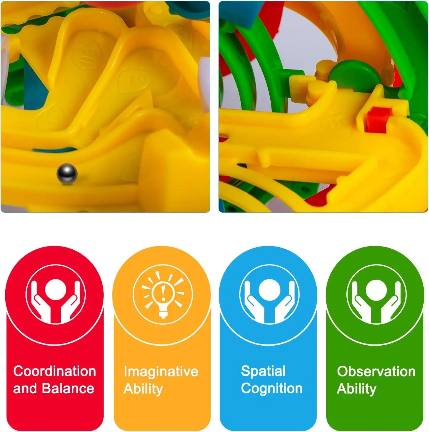 168 3D labirinto mágico intelecto bola esfera globo brinquedos para crianças