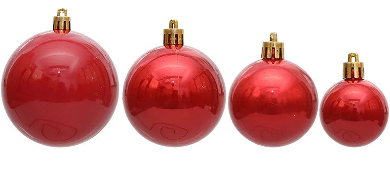 Enfeites de bola de natal 4-8cm 36 peças, luz pérola, árvore de natal, decoração de festa