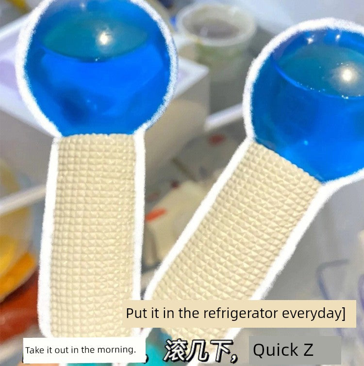 Instrumento de beleza para cuidados com a pele e massagem com ondas de gelo
Esfera cromoterapia