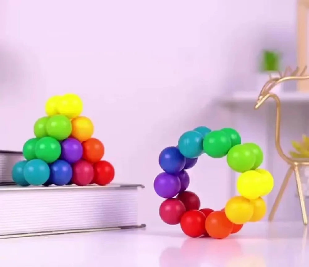 Brinquedos educativos pulseira versátil bola de inteligência quebra-cabeça cubo magnético