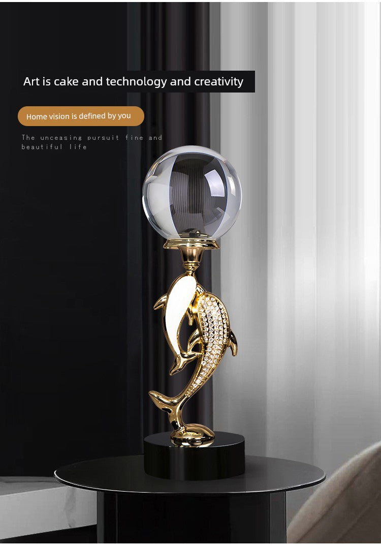 Estilo europeu bola de cristal painel de superfície de mesa de escritório
