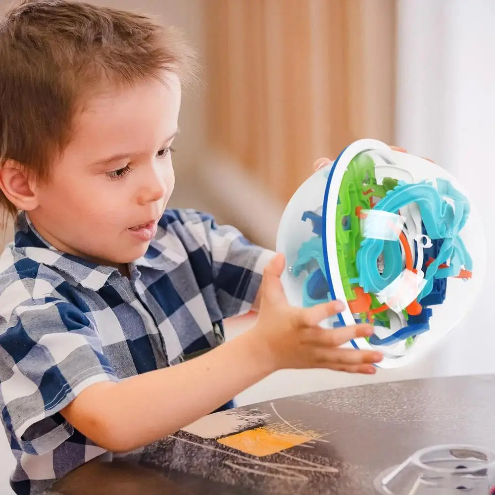 Labirinto de bola para crianças 100-158 obstáculos jogos de rotação esfera