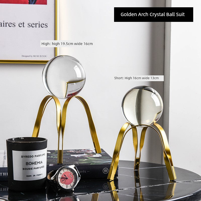 Bola de cristal de decoração de armário de vinho de escritório escandinavo de alta qualidade