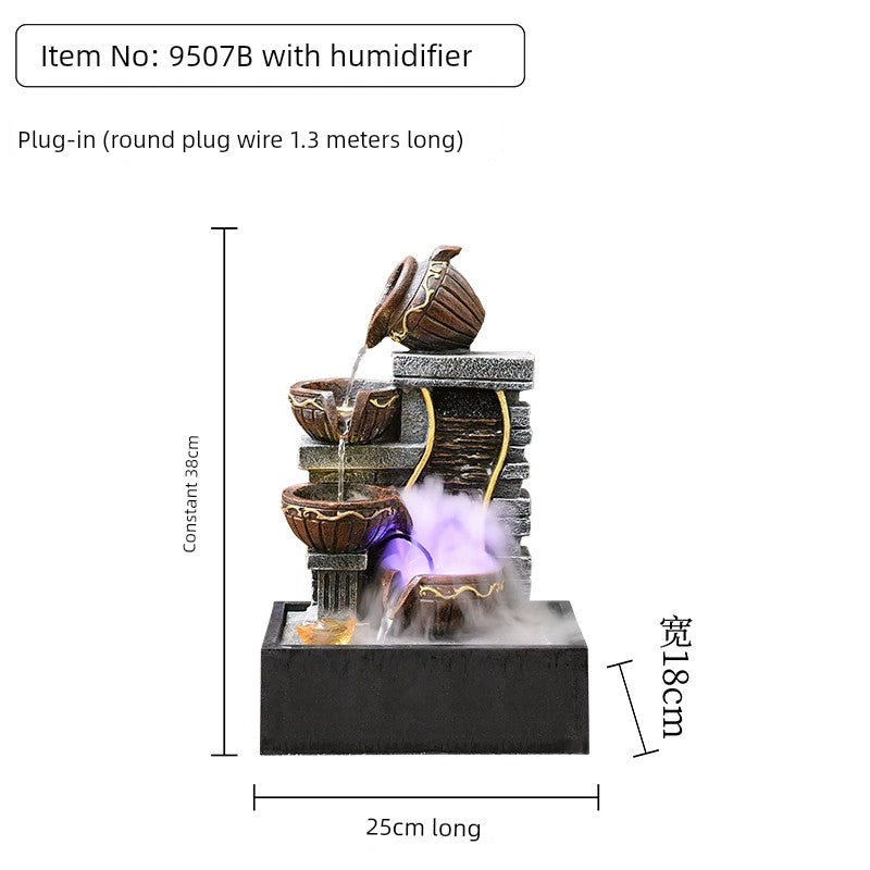 Fonte de decoração para sala de estar feng shui
