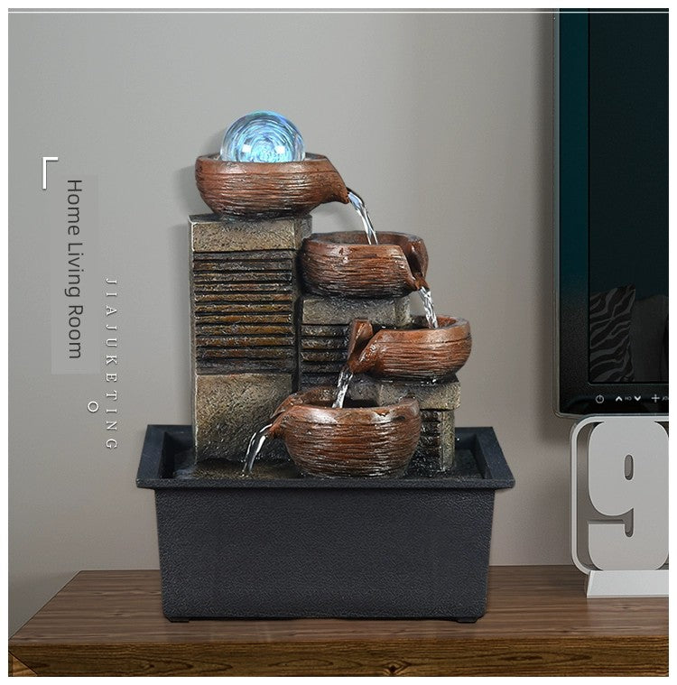 Fonte de decoração para sala de estar feng shui