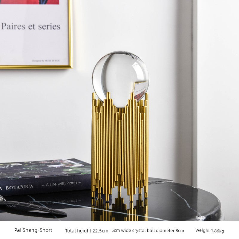 Bola de cristal de decoração de armário de vinho de escritório escandinavo de alta qualidade