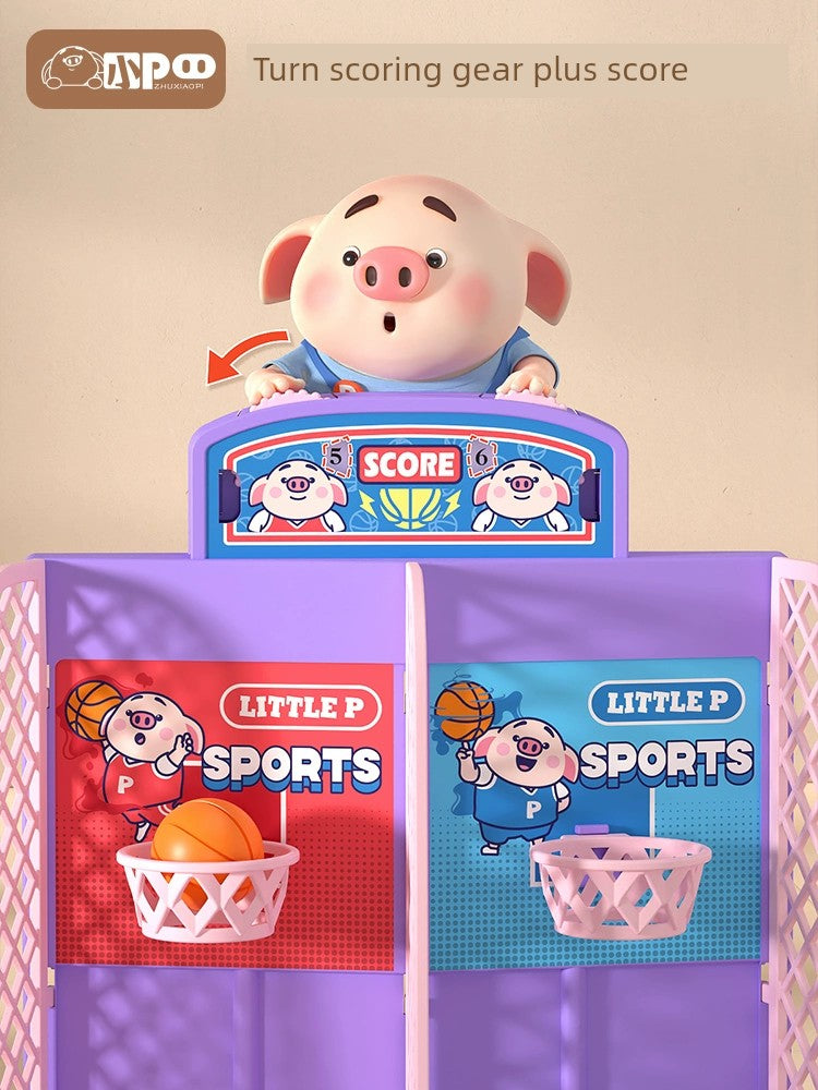 Mesa de tiro correspondência interativo duplo basquete brinquedos