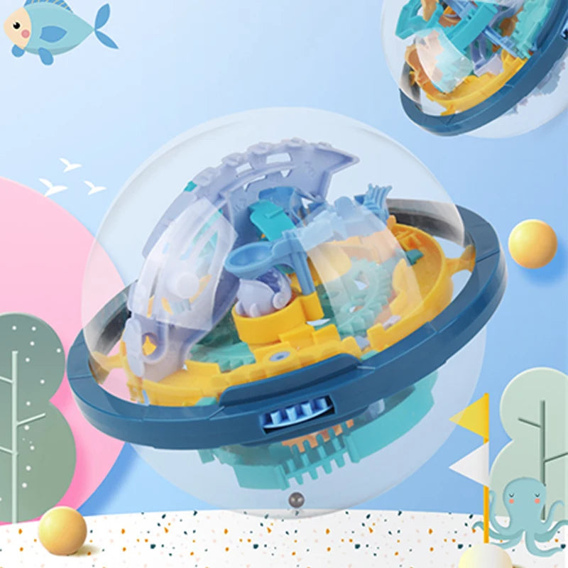 Novo original Esfera magica 3d espaço missão labirinto