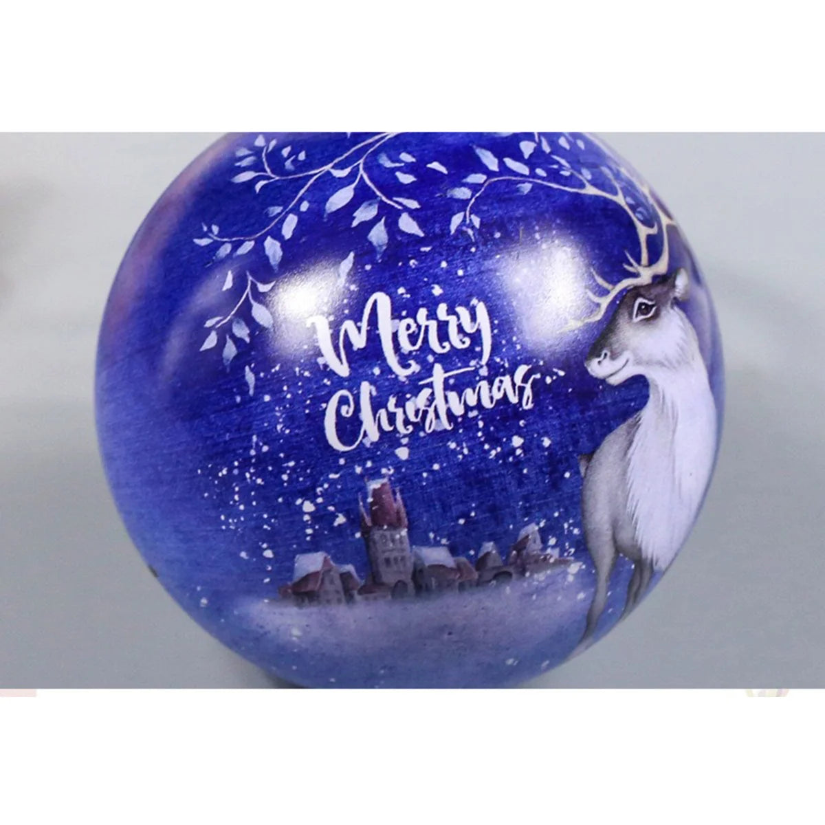 5 Pcs Caixas de Presente de Natal Folha de Flandres , Bola Decorações de Árvore