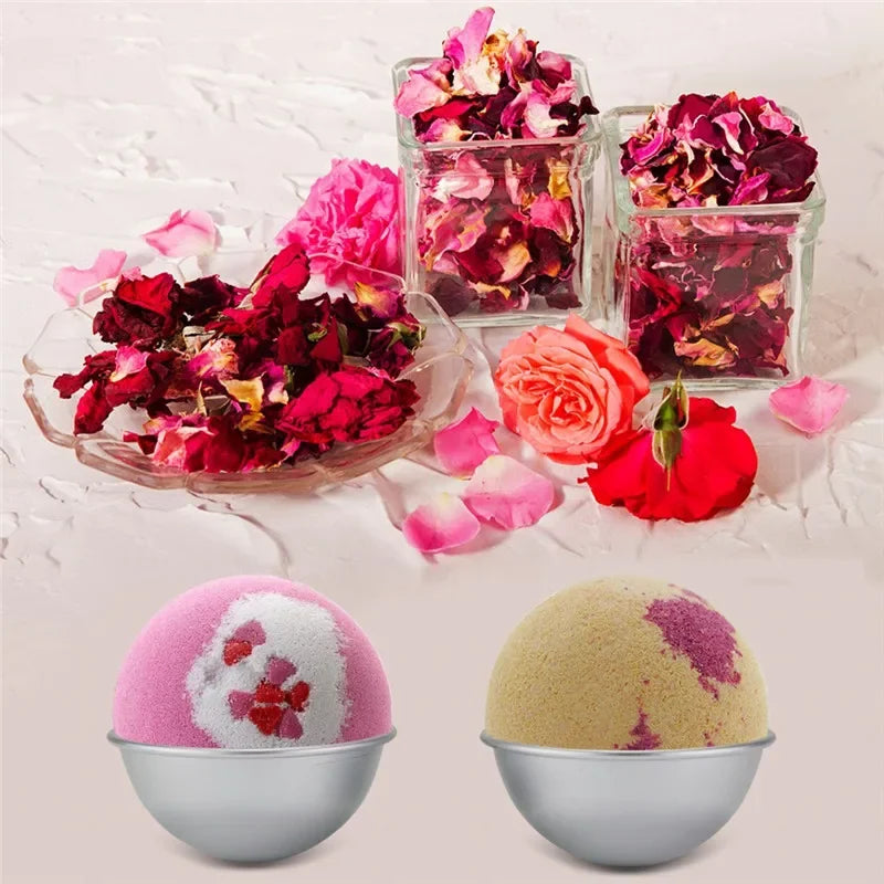 2 Pçs/set Rodada Liga de Alumínio Moldes DIY Ferramenta
Bola de Artesanato Caseiro Presentes Semicírculo Esfera Molde de Metal