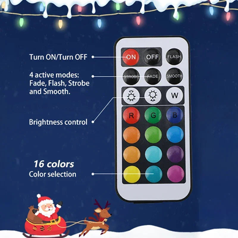 bola de natal inflável decorado feita pvc gigante luminoso led decorações de árvore 60cm