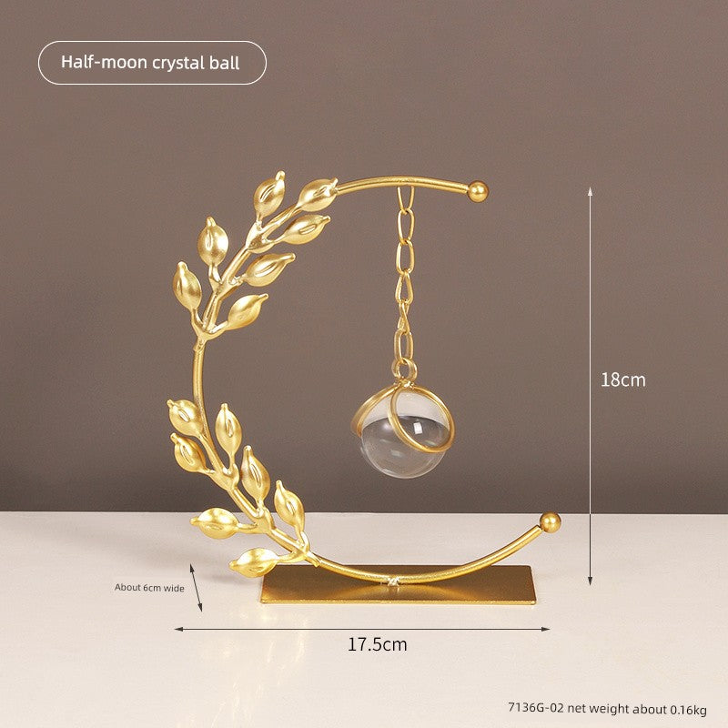 Bola de cristal arte decoração acessível luxo high-end armário de vinho