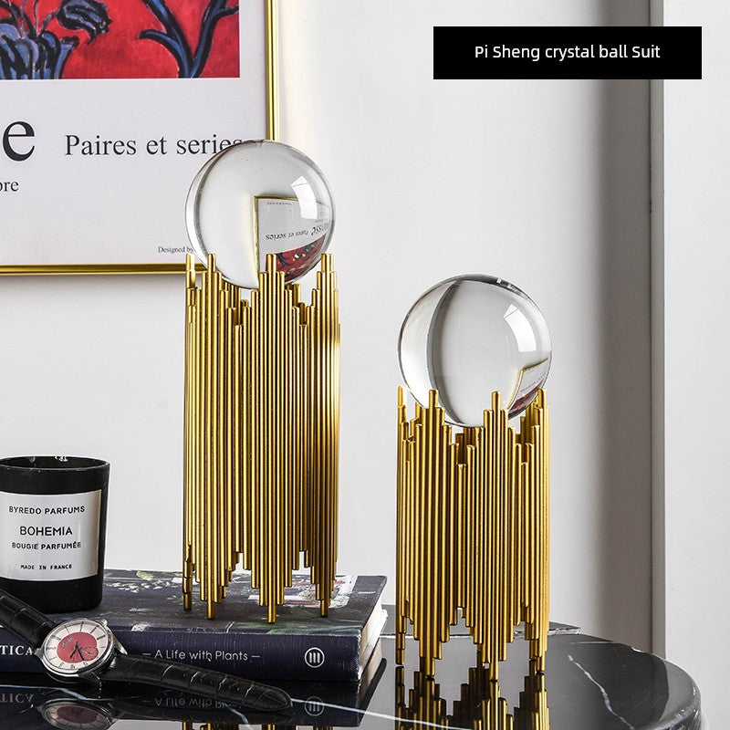 Bola de cristal de decoração de armário de vinho de escritório escandinavo de alta qualidade