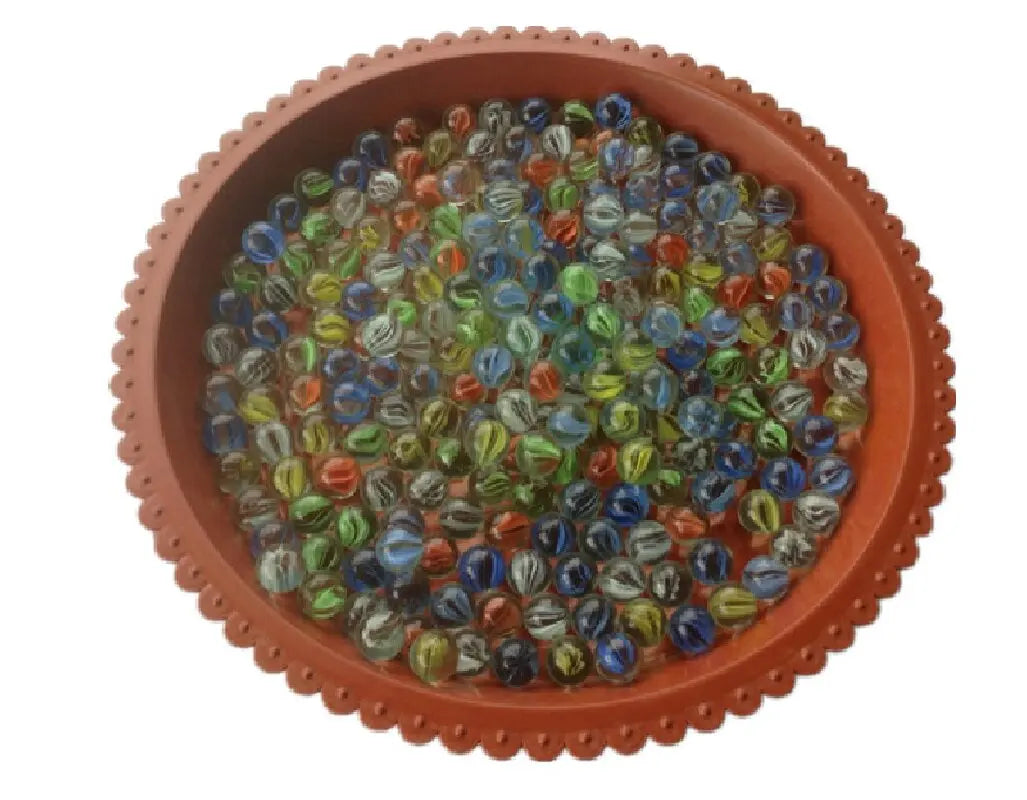 50 pçs 14mm Bolas coloridas de vidro brinquedo crianças bolas de mármore