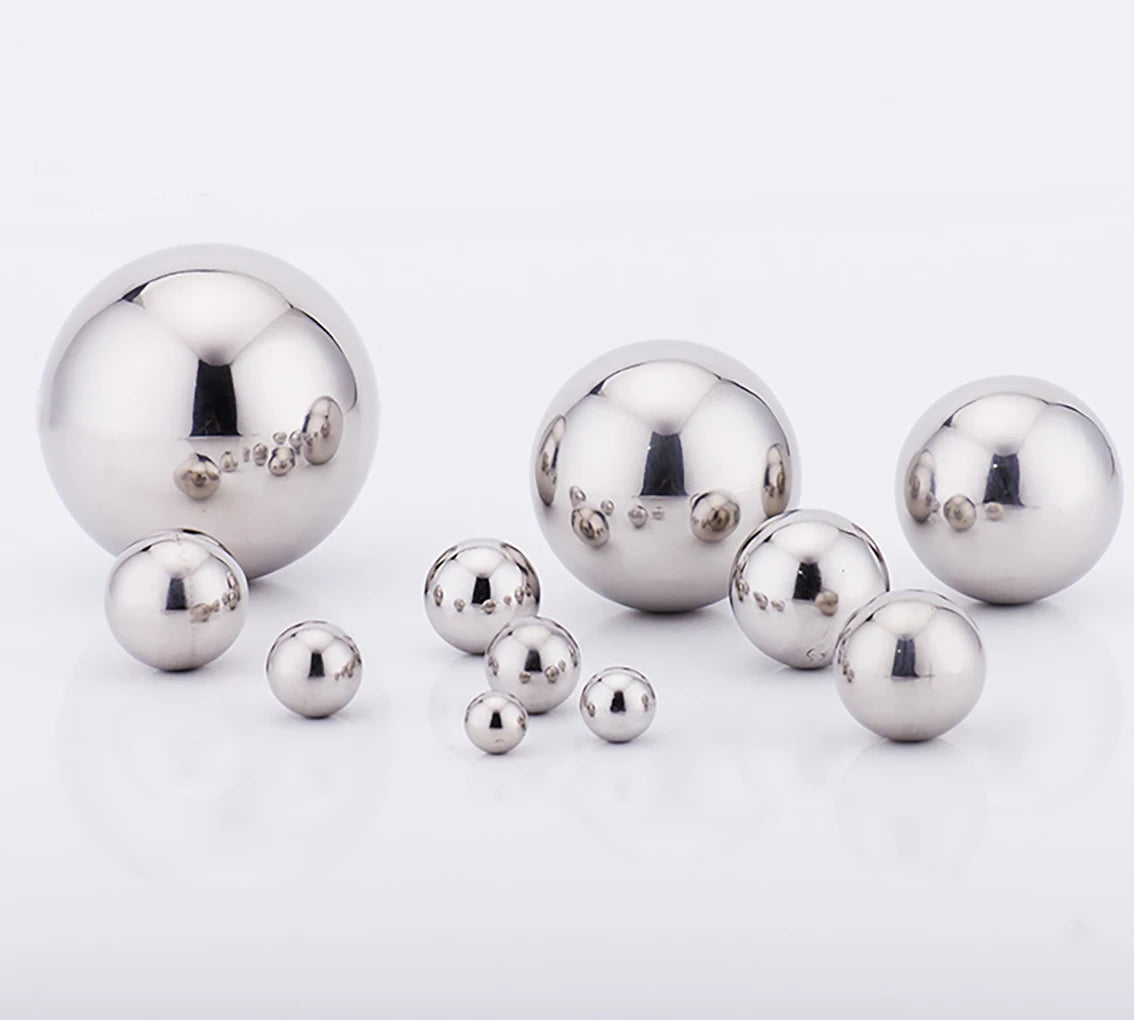 Bola oca diâmetro 25 ~ 200mm de espessura 1.2mm 304, bola de aço inoxidável, espelho para festa, esfera de metal, decoração de jardim doméstico