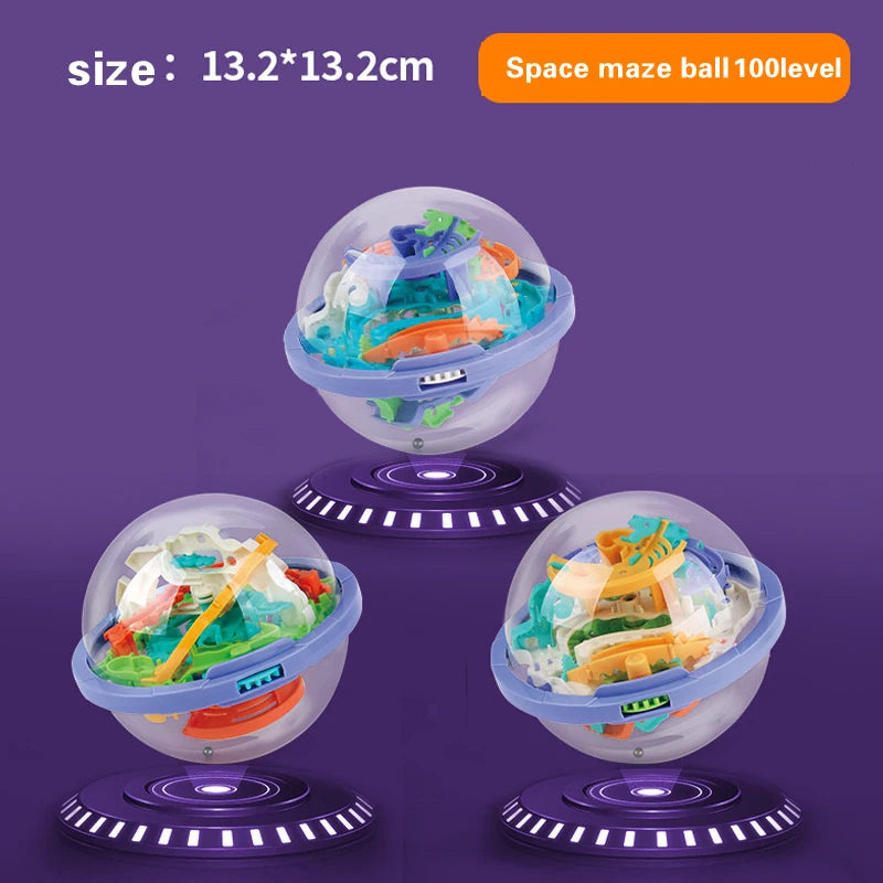 Novo original Esfera magica 3d espaço missão labirinto