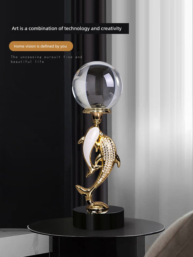 Estilo europeu bola de cristal painel de superfície de mesa de escritório