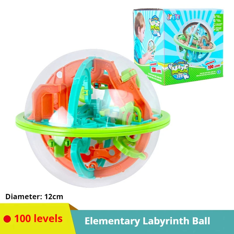 168 3D labirinto mágico intelecto bola esfera globo brinquedos para crianças