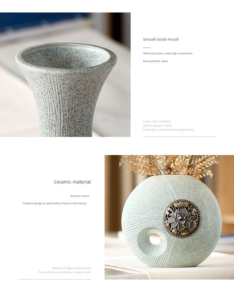 vaso de sala de estar de grau superior em formato esfera