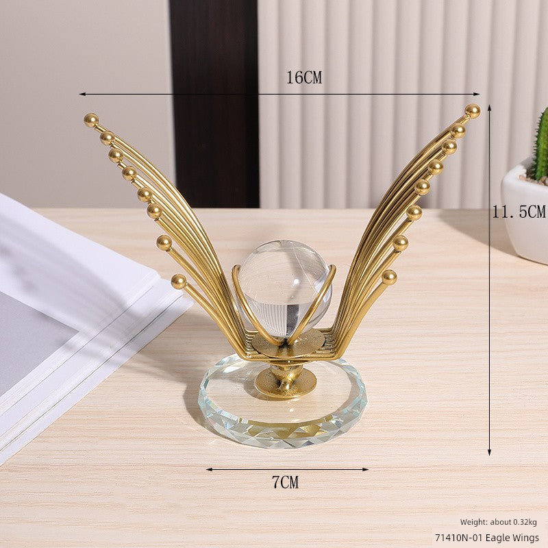 Bola de cristal arte decoração acessível luxo high-end armário de vinho