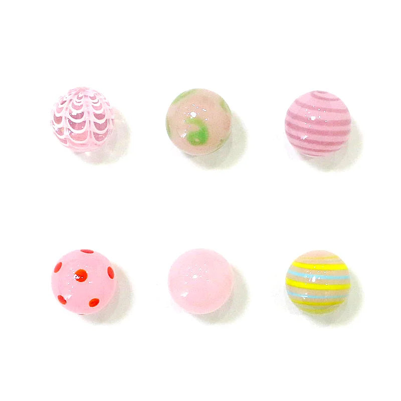 6 pçs 16mm bolas de mármore de vidro , aquário tanque de peixes , casa , vaso , jardins.