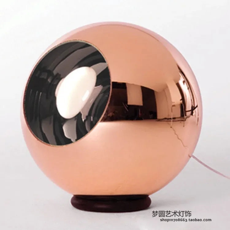 Lustre de bola de vidro criativo restaurante café bar estação corredor bola lustre lâmpada