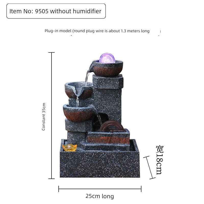 Fonte de decoração para sala de estar feng shui