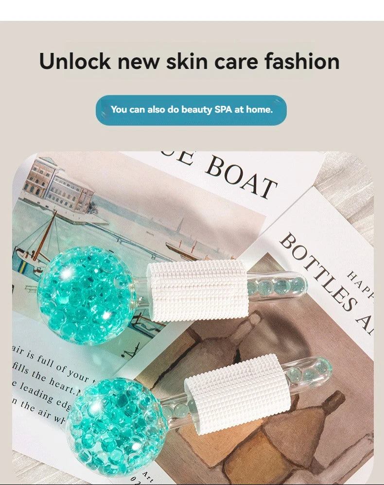 2 pçs lce globos para tratamentos faciais bolas de resfriamento para rosto