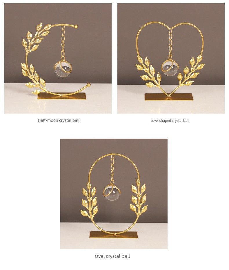 Bola de cristal arte decoração acessível luxo high-end armário de vinho