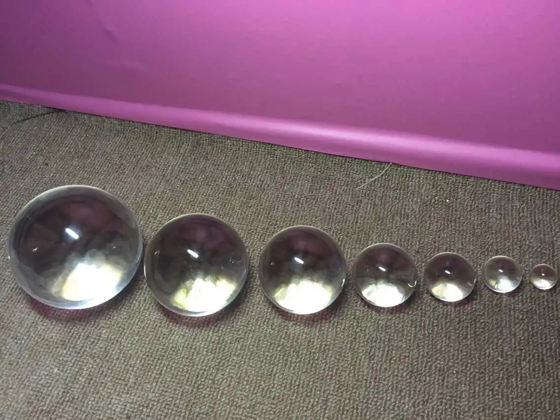 Bola de cristal k9 transparente, 40/50/60mm ásia, esfera mágica