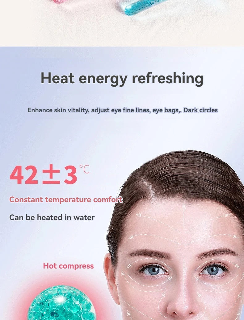 2 pçs lce globos para tratamentos faciais bolas de resfriamento para rosto