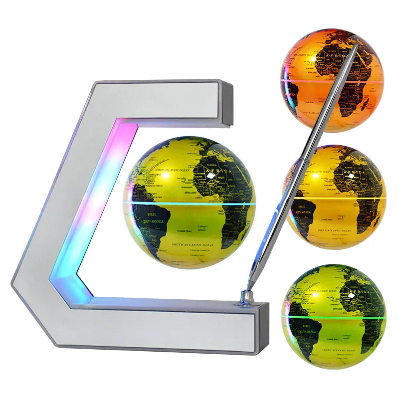 Globo de levitação magnética criativa, novas cores , decoração de escritório.