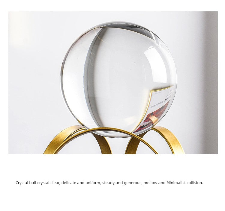Bola de cristal de decoração de armário de vinho de escritório escandinavo de alta qualidade