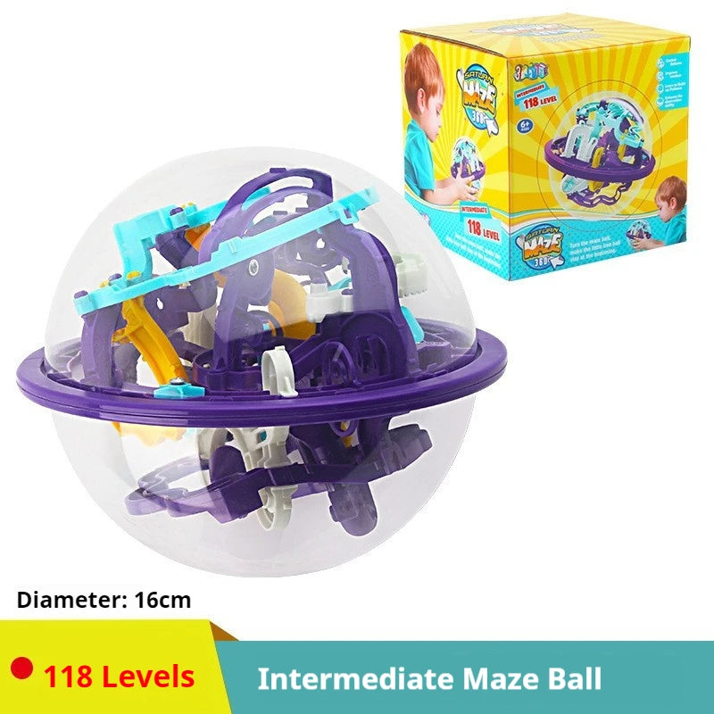 168 3D labirinto mágico intelecto bola esfera globo brinquedos para crianças