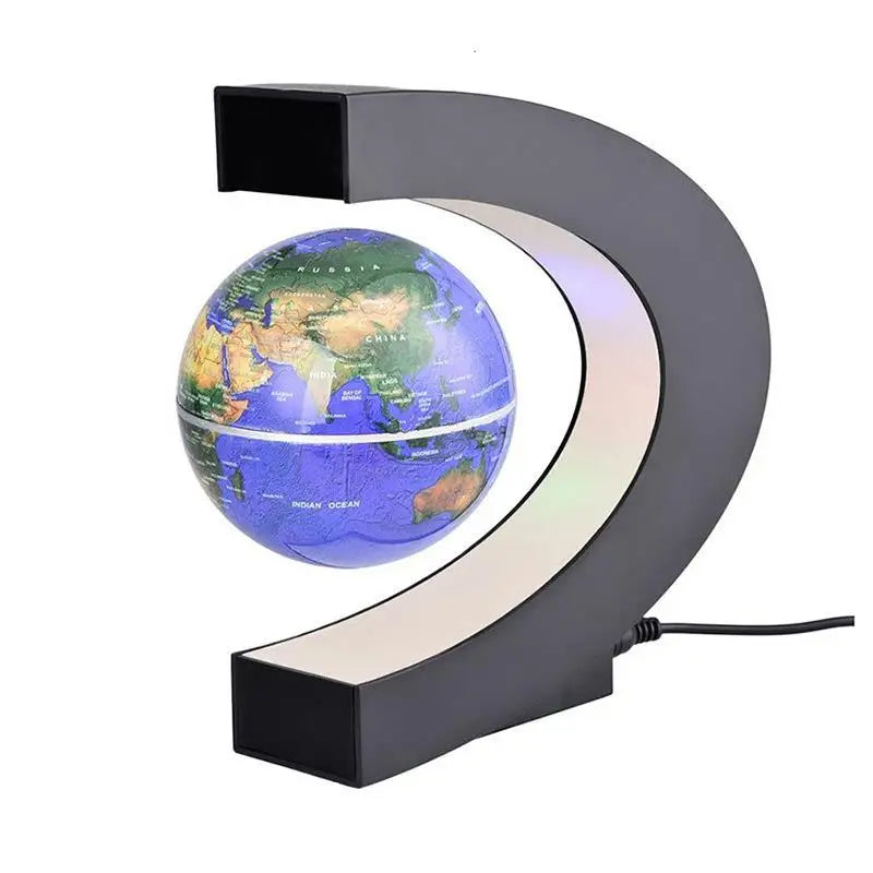 Globo de levitação magnética flutuante led mapa do mundo eletrônico antigravidade lâmpada novidade bola luz decoração