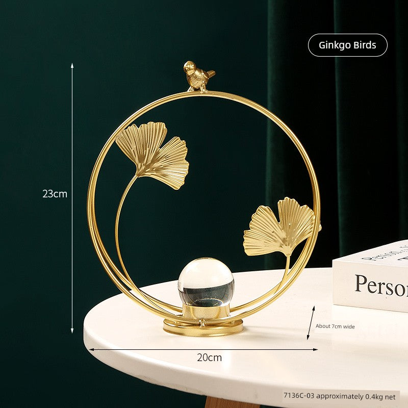Bola de cristal arte decoração acessível luxo high-end armário de vinho
