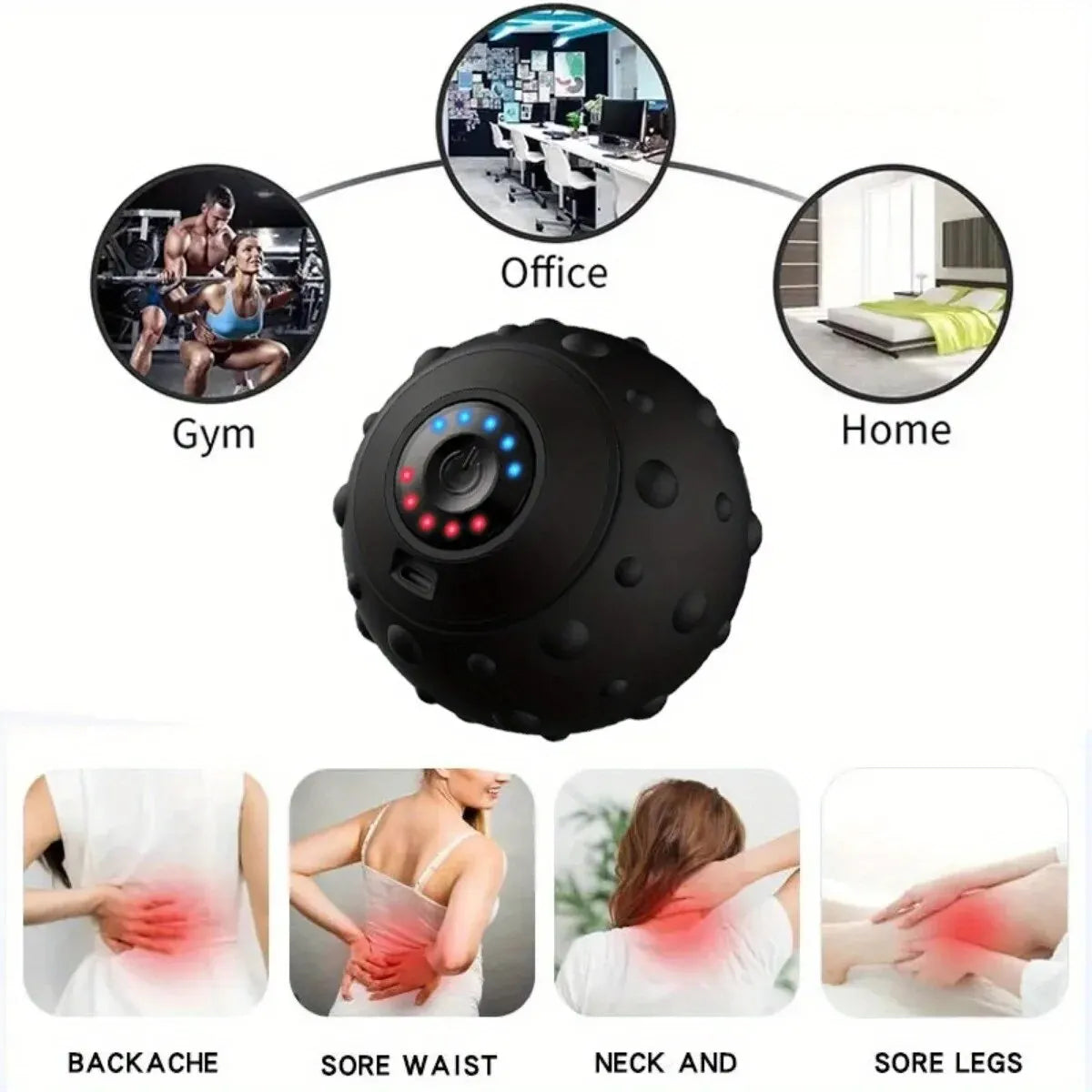 Bola massagem bola ombro e pescoço corpo relaxamento muscular