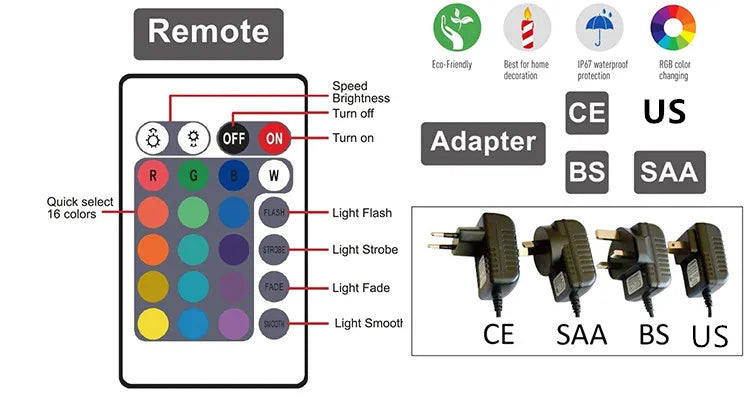 Luminária resort led bola luminosa jardim 20cm 30cm 40cm