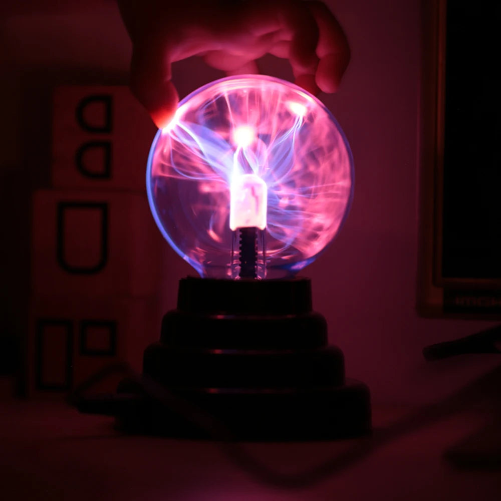 3 Polegada lâmpada mágica de bola plasma 220v lâmpada elétrica luz noturna