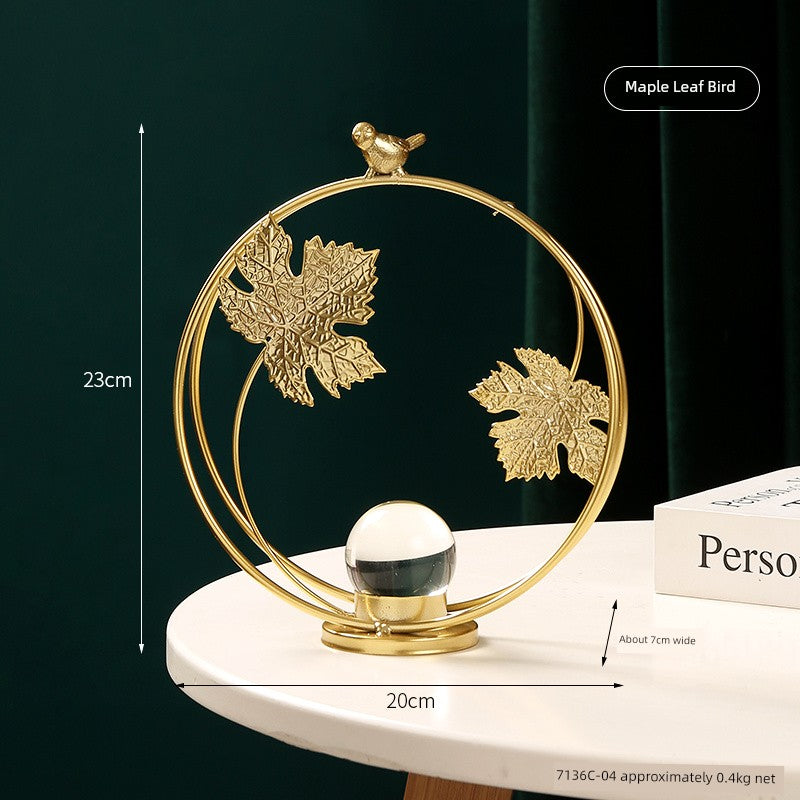 Bola de cristal arte decoração acessível luxo high-end armário de vinho