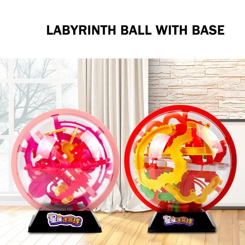 168 3D labirinto mágico intelecto bola esfera globo brinquedos para crianças
