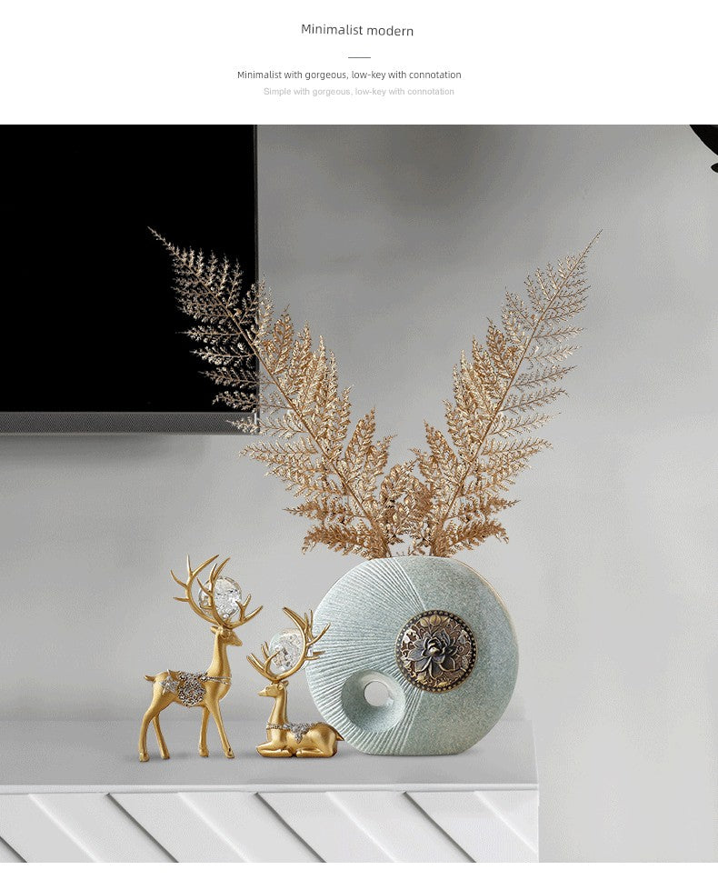 vaso de sala de estar de grau superior em formato esfera