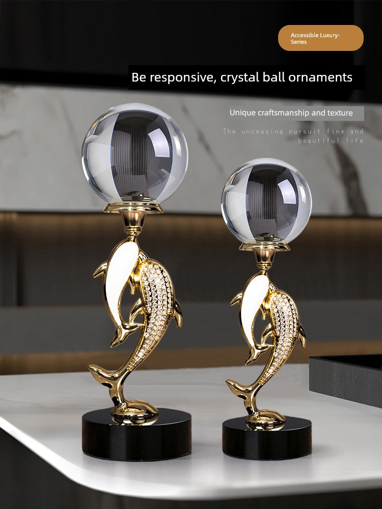 Estilo europeu bola de cristal painel de superfície de mesa de escritório