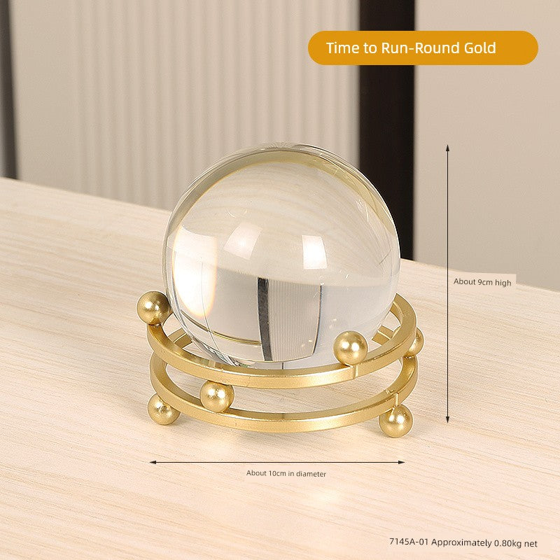 Bola de cristal arte decoração acessível luxo high-end armário de vinho