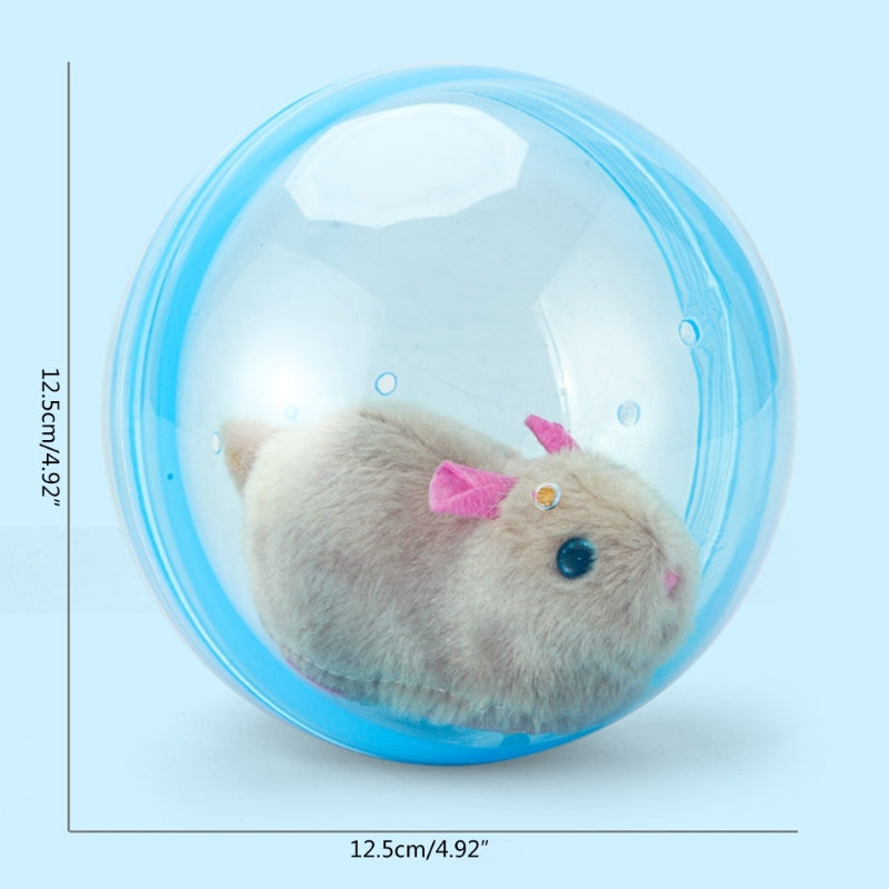 Bolas de hamster brinquedo elétrico de pelúcia hamster
