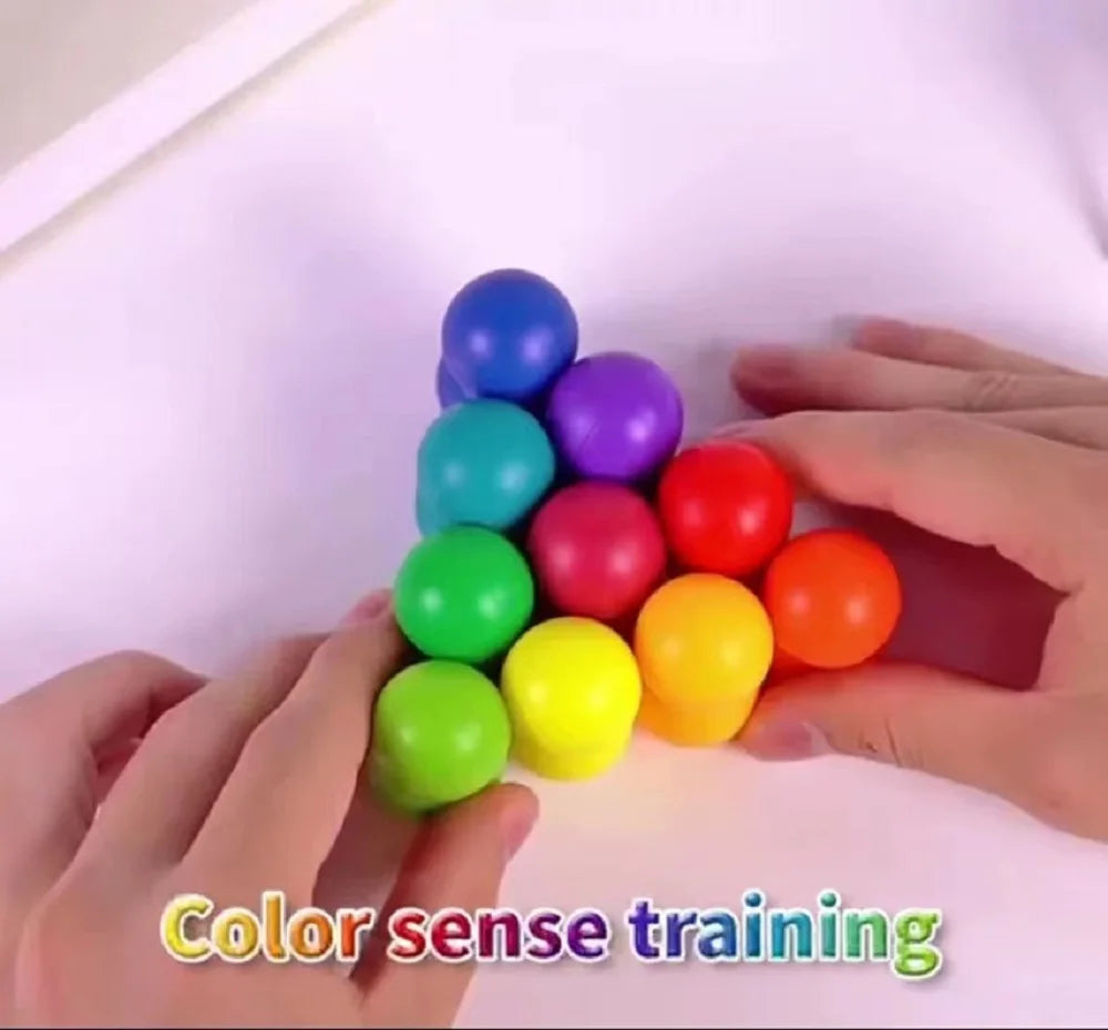 Brinquedos educativos pulseira versátil bola de inteligência quebra-cabeça cubo magnético